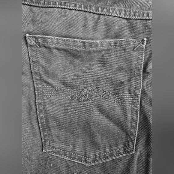 Nudie Jeans 32/30 Breezy Britt Aged Black High Waisted Jeans